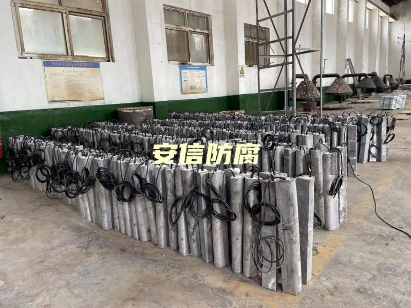 我公司鎂陽(yáng)極，鋁合金陽(yáng)極，鋁犧牲陽(yáng)極，鎂陽(yáng)極，鎂合金犧牲陽(yáng)極在呼和浩特?zé)捰蛷S的使用被評(píng)為優(yōu) 秀生產(chǎn)商